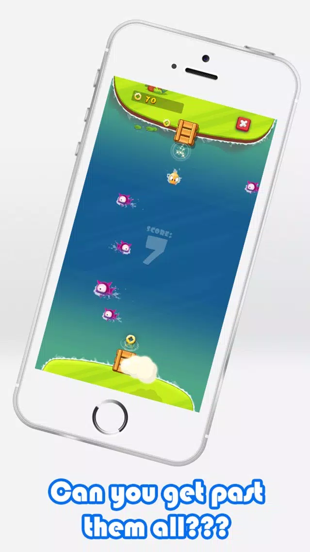 Capturas de pantalla de Seamonster Swim - help fishy escape sea monsters