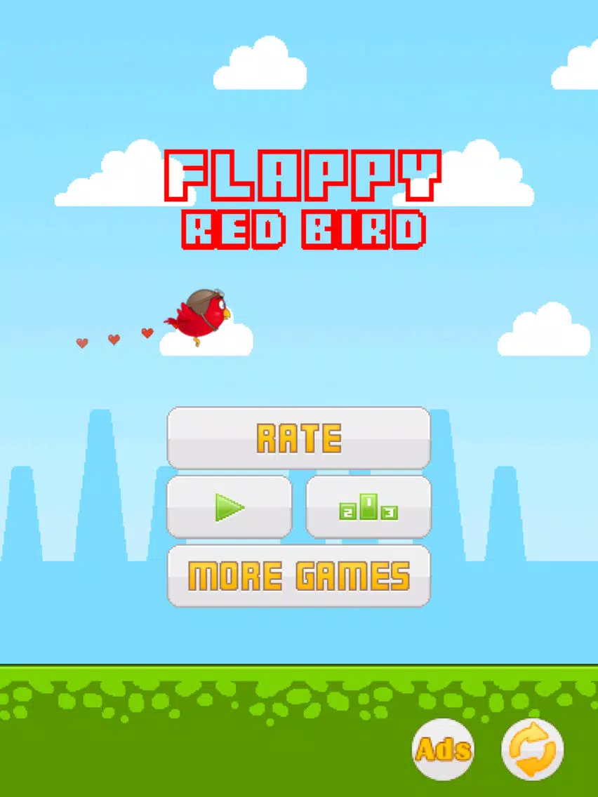 Flappy Red Bird iPad Screenshots