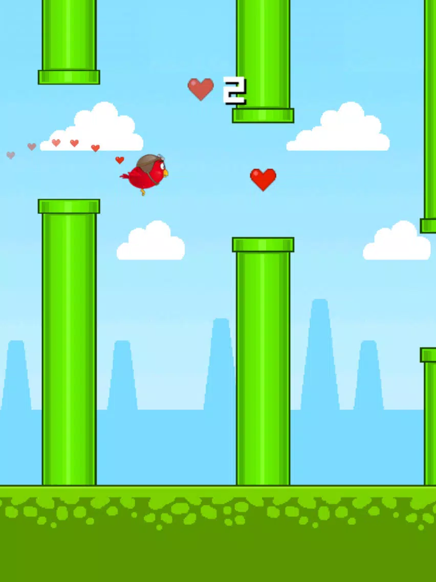 Flappy Red Bird iPad Screenshots