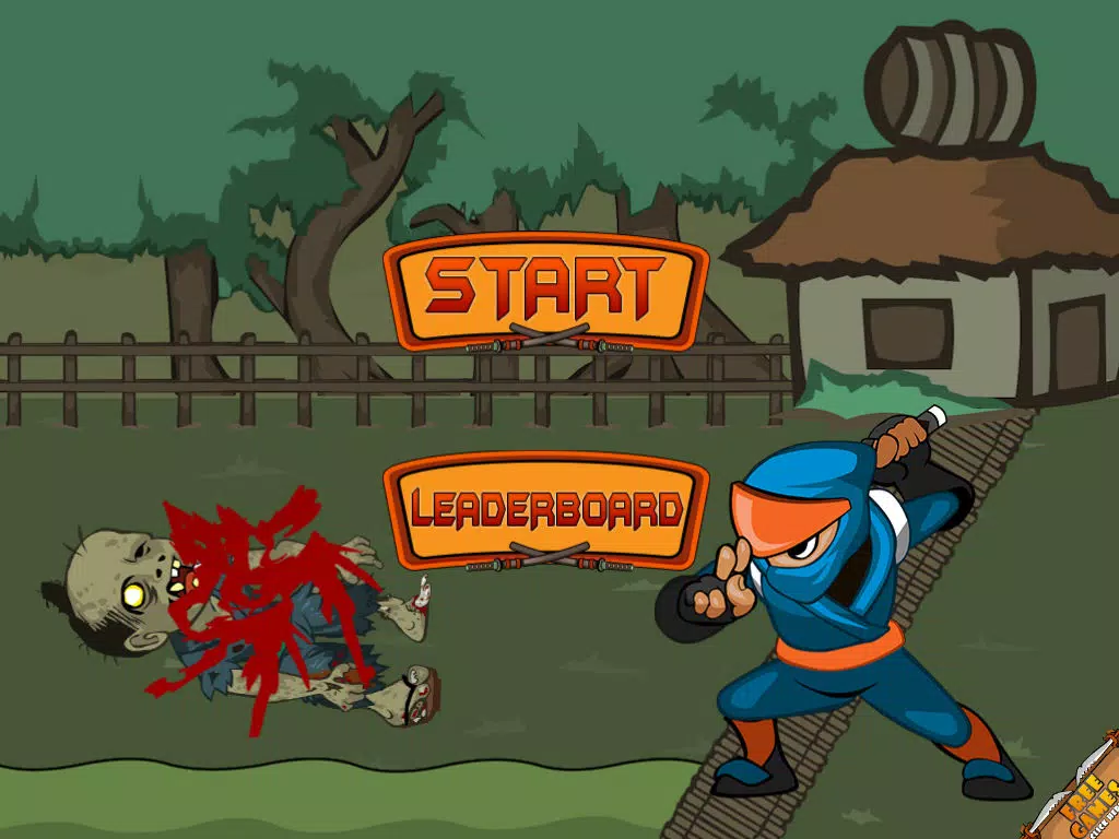 A Fighting Retro Ninja Urban Undead - Fighting Slash Adventure Game Free iPad Screenshots