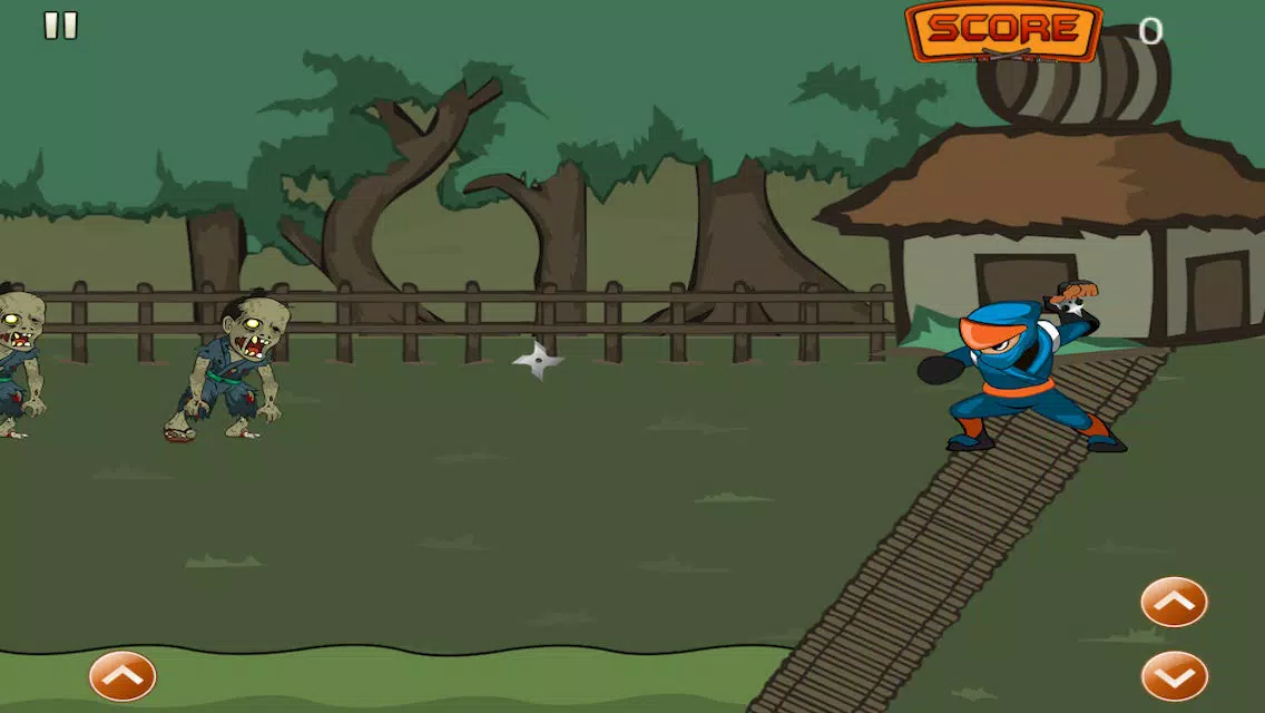 A Fighting Retro Ninja Urban Undead - Fighting Slash Adventure Game Free Screenshots