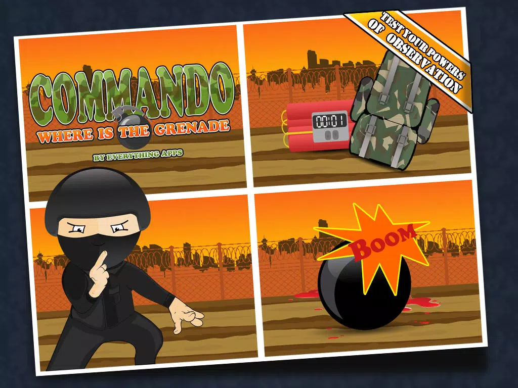 Commando Ultimate Bomb Mission Smash The Enemy iPad Screenshots