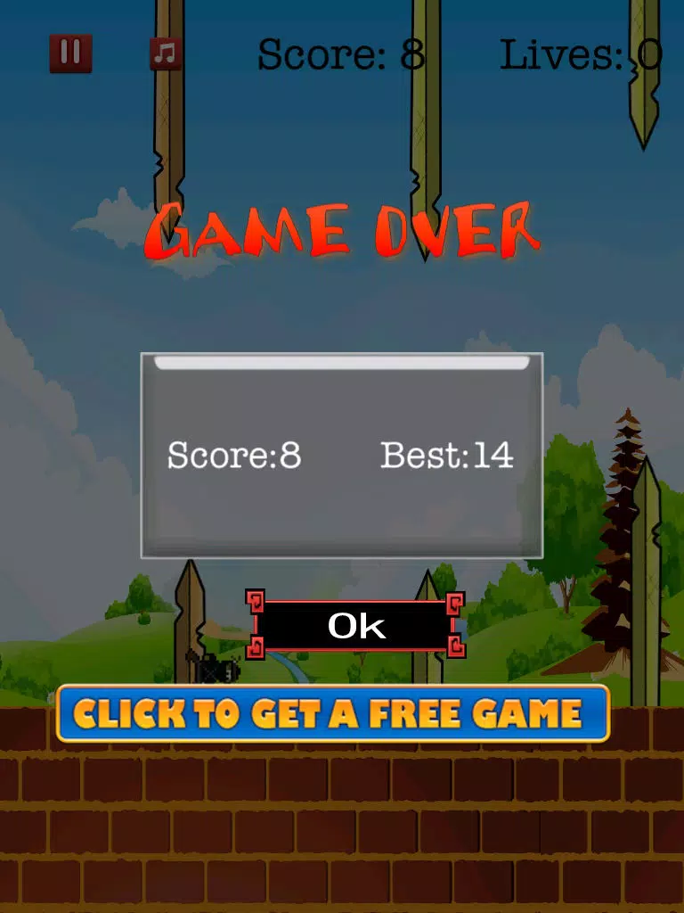 A Flying Ninja Samurai Attack FREE iPad  Screenshots