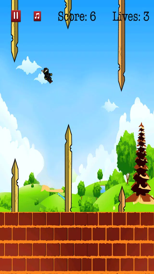 A Flying Ninja Samurai Attack FREE Screenshots
