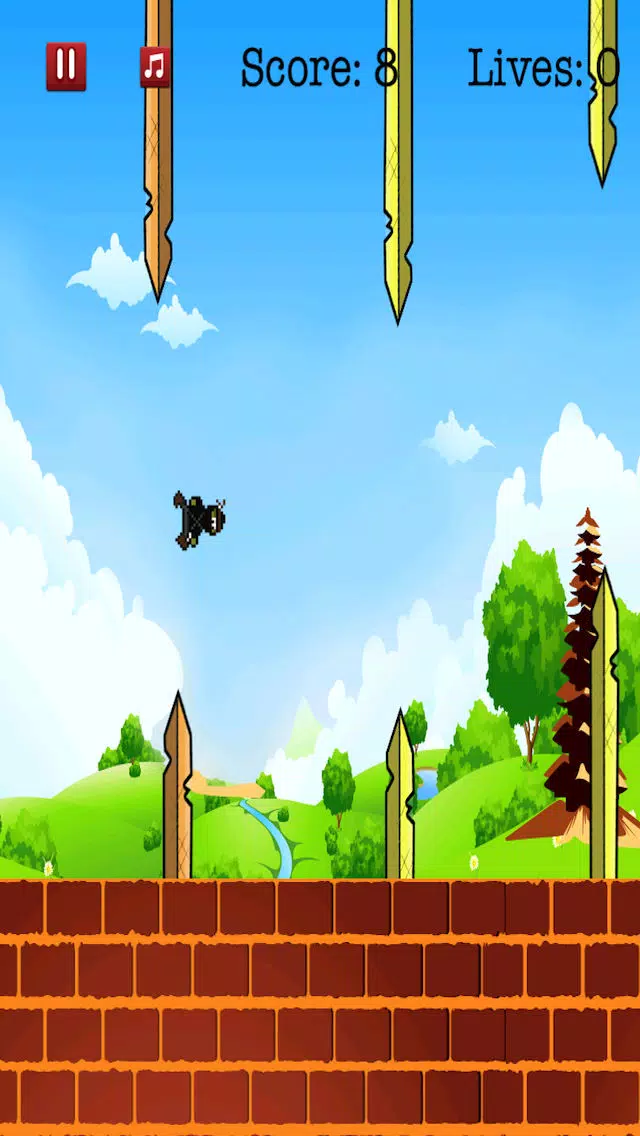 A Flying Ninja Samurai Attack FREE Screenshots