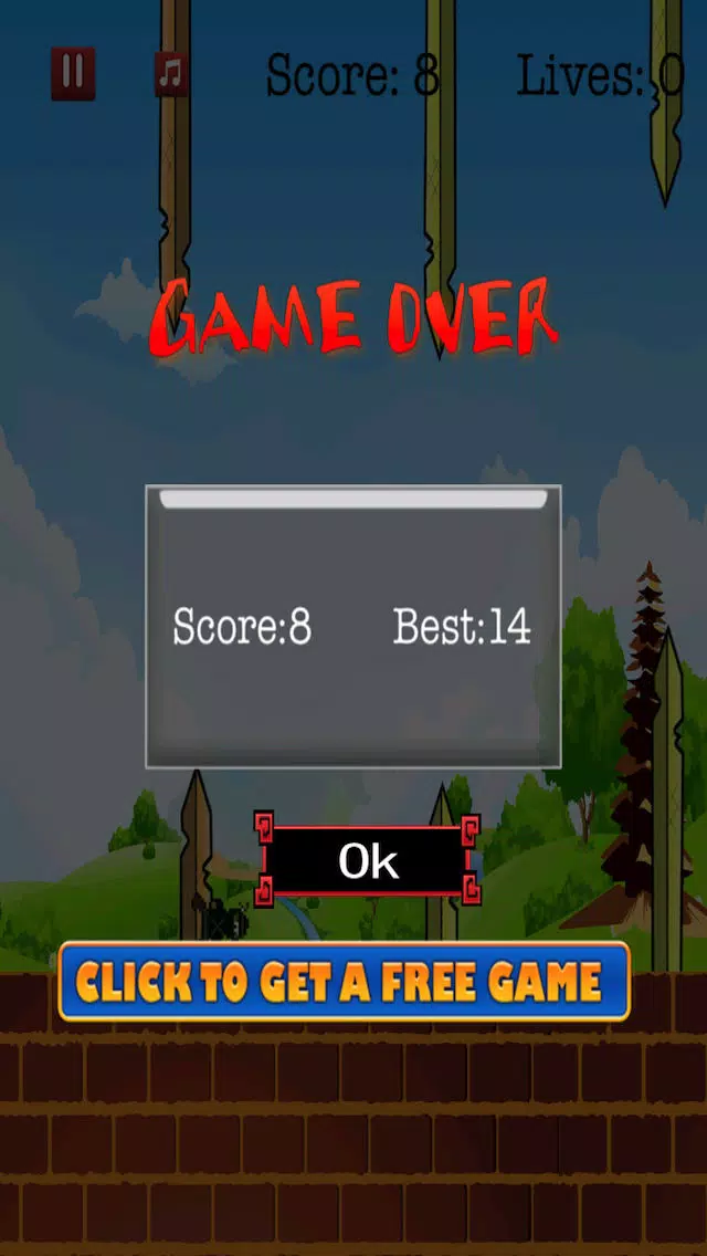 A Flying Ninja Samurai Attack FREE Screenshots