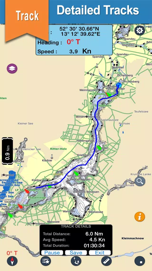 Kentucky & Barkley offline lake and park trails Screenshots