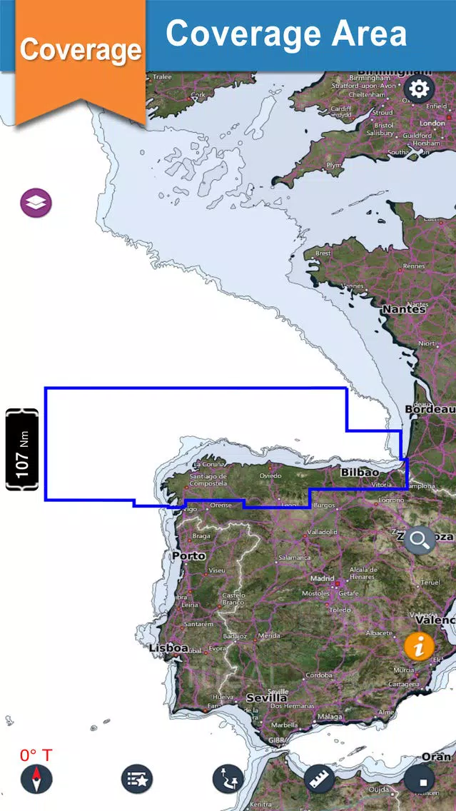 Spain Atlantic Nautical Charts Screenshots