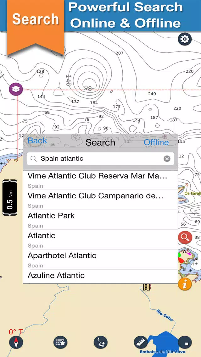 Spain Atlantic Nautical Charts Screenshots