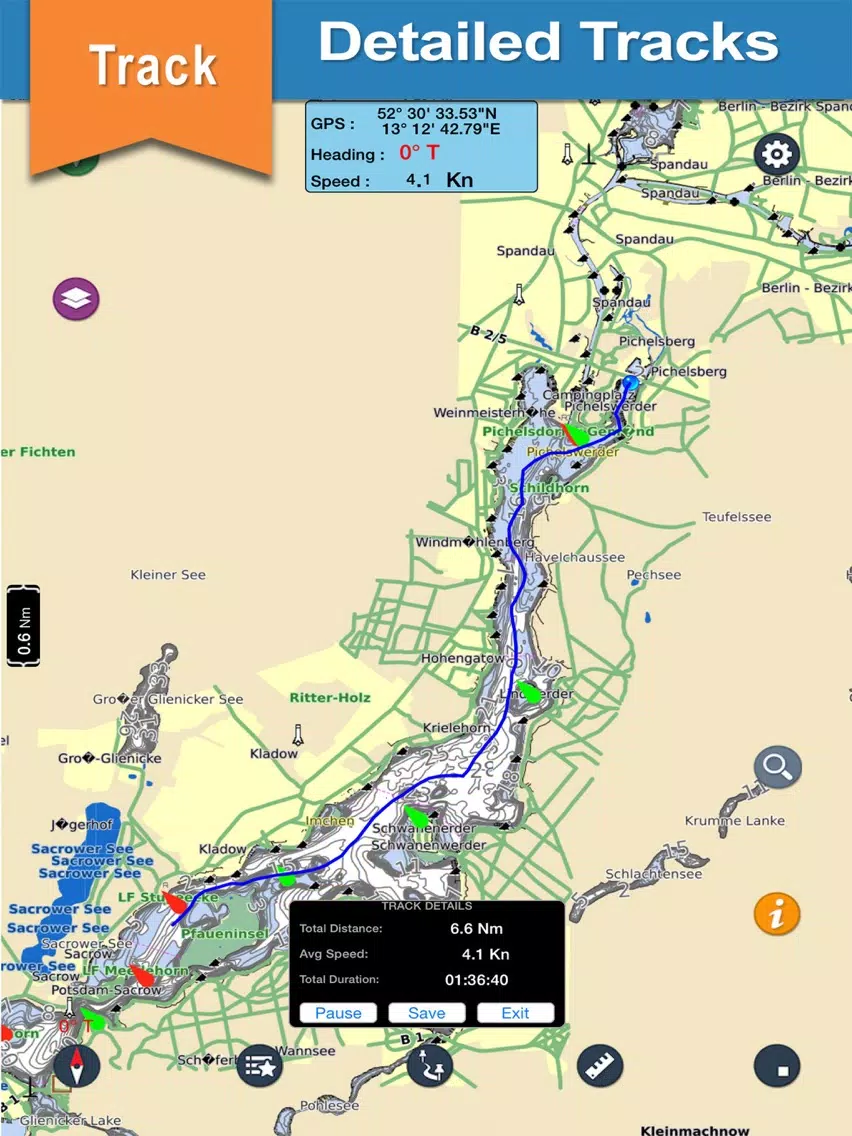 Lake Texoma gps offline nautical chart for boaters iPad Screenshots