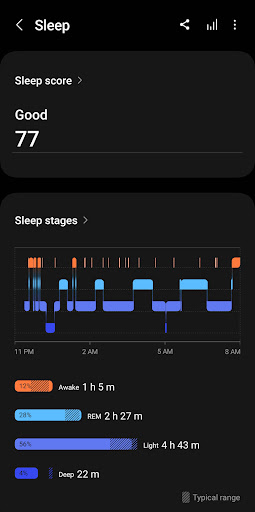 Samsung Health Screenshots