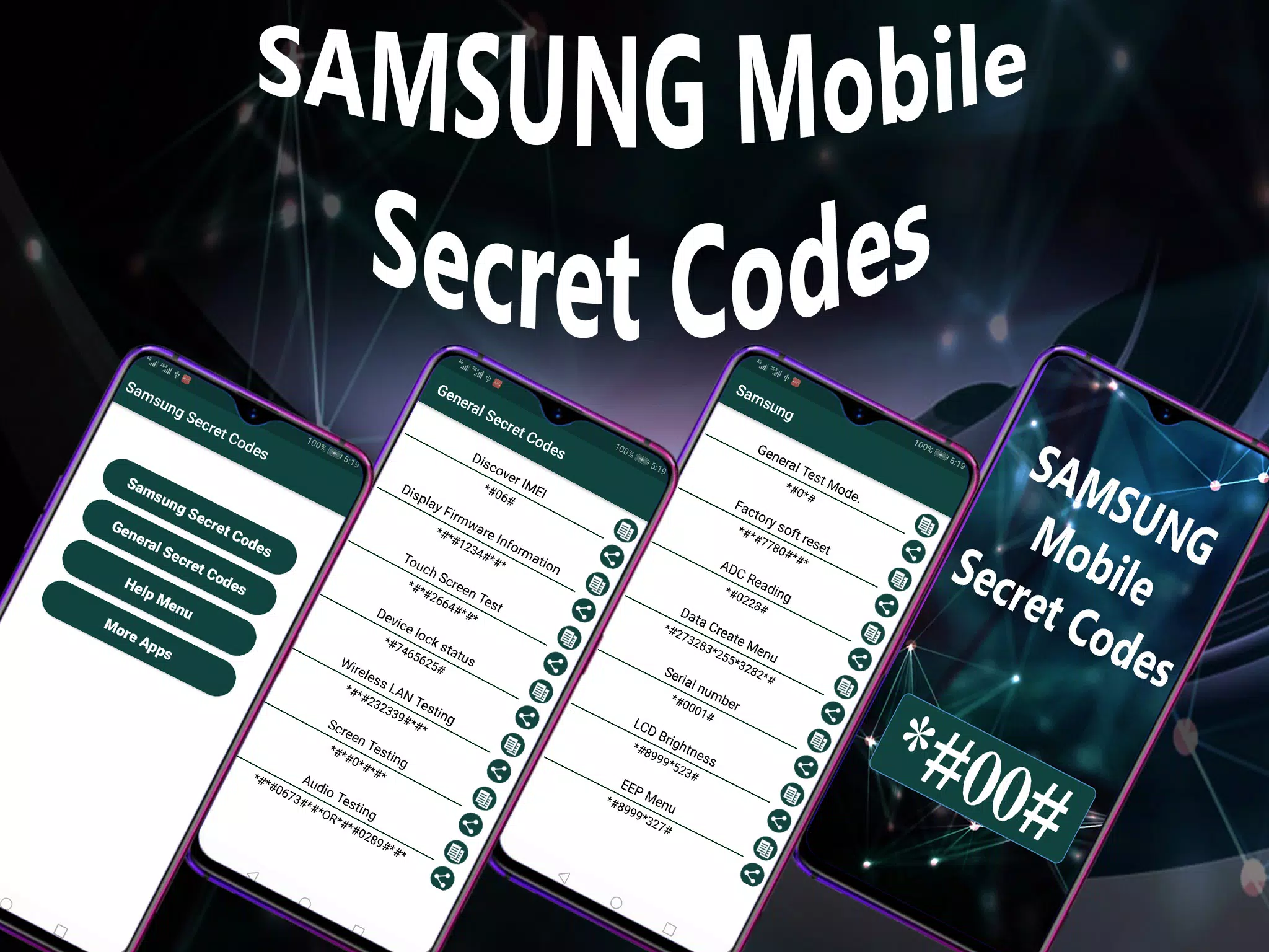 Secret Codes For Samsung Screenshots