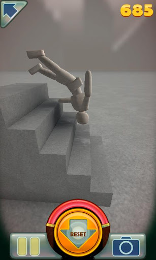Capturas de tela do Stair Dismount