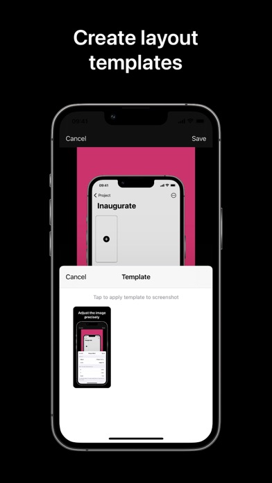 Inaugurate: Mockup Screenshot Screenshots