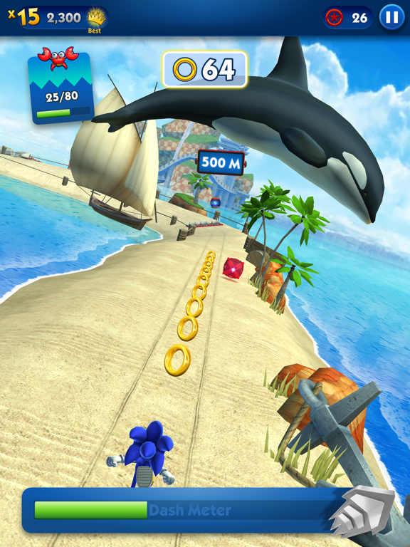 Sonic Dash+ iPad 應用截圖