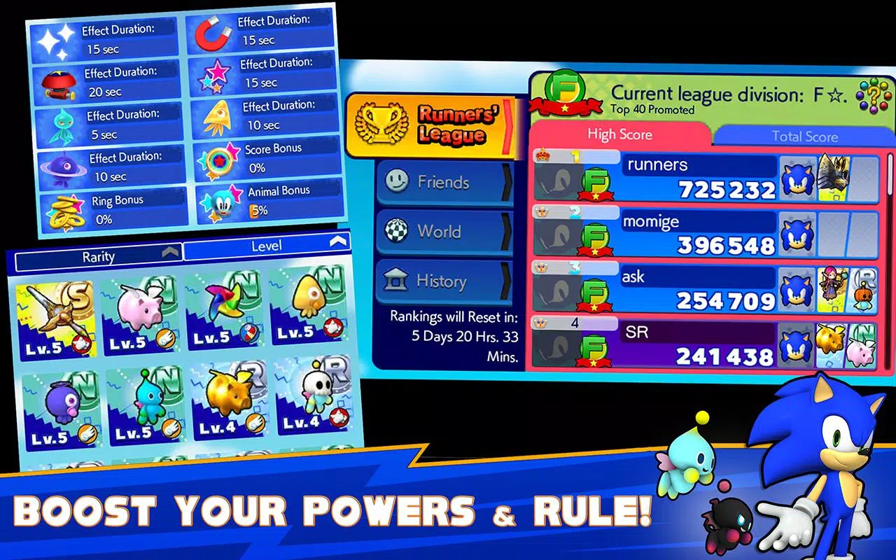 Sonic Runners Screenshots