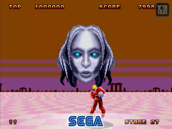 Capturas de tela do Space Harrier II Classic iPad 