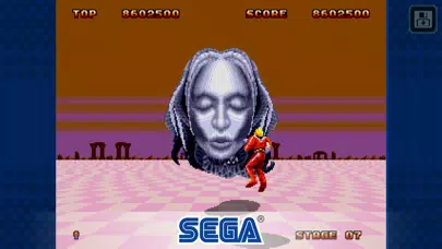 Capturas de tela do Space Harrier II Classic