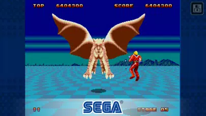 Capturas de tela do Space Harrier II Classic