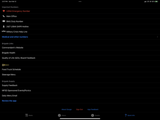 Bill's Gouge iPad Screenshots