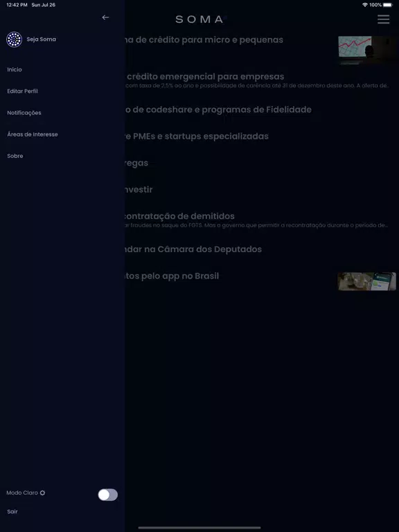 Seja Soma iPad Screenshots
