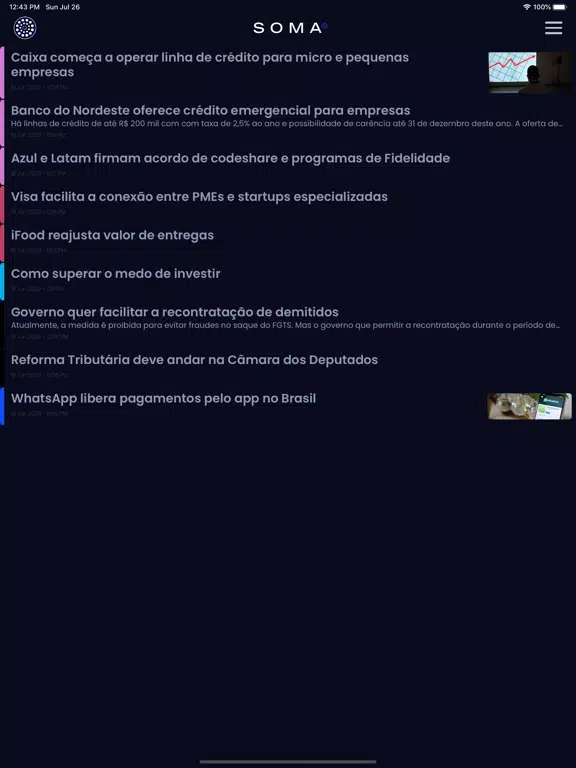 Seja Soma iPad Screenshots
