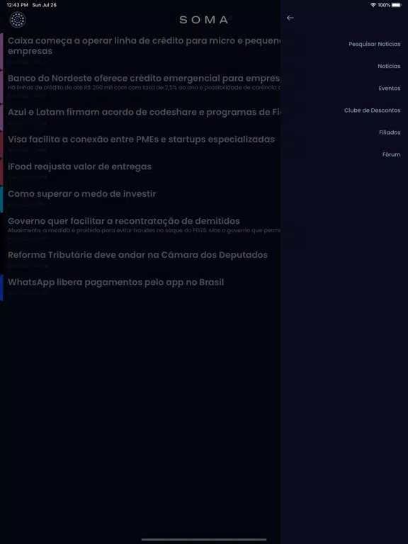 Seja Soma iPad Screenshots
