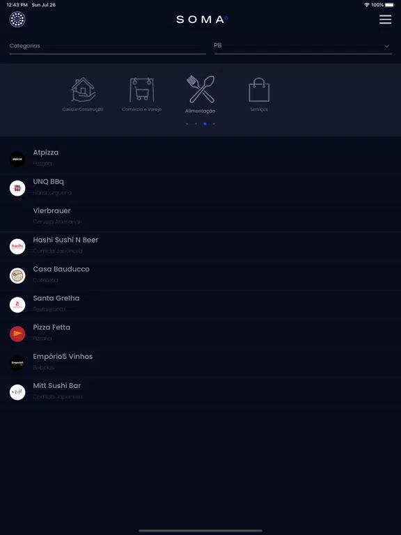 Seja Soma iPad Screenshots