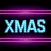 Neon Merry Xmas Stickers