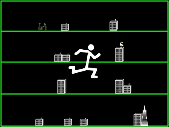 Tangkapan layar City Jumper iPad 