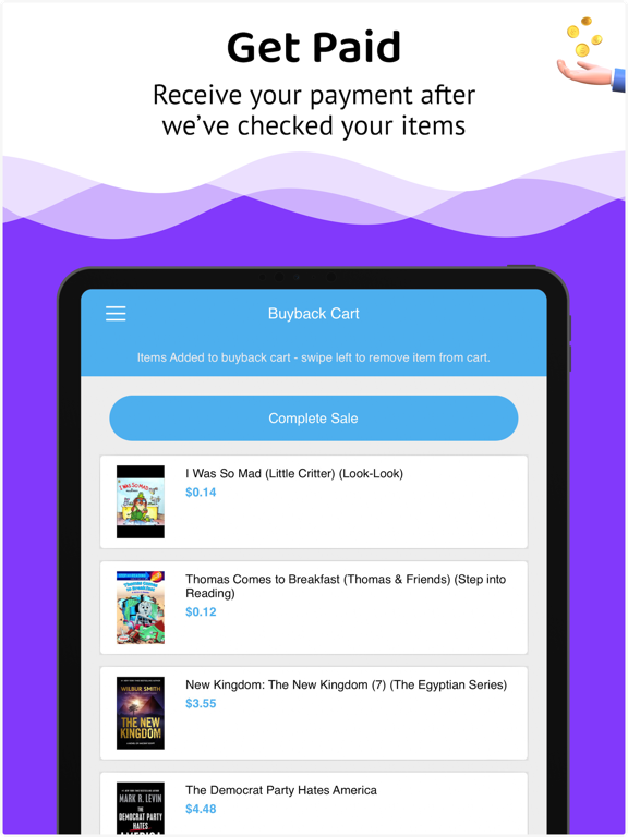 sellbackyourBook - Sell books iPad Screenshots