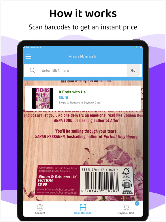 sellbackyourBook - Sell books iPad Screenshots