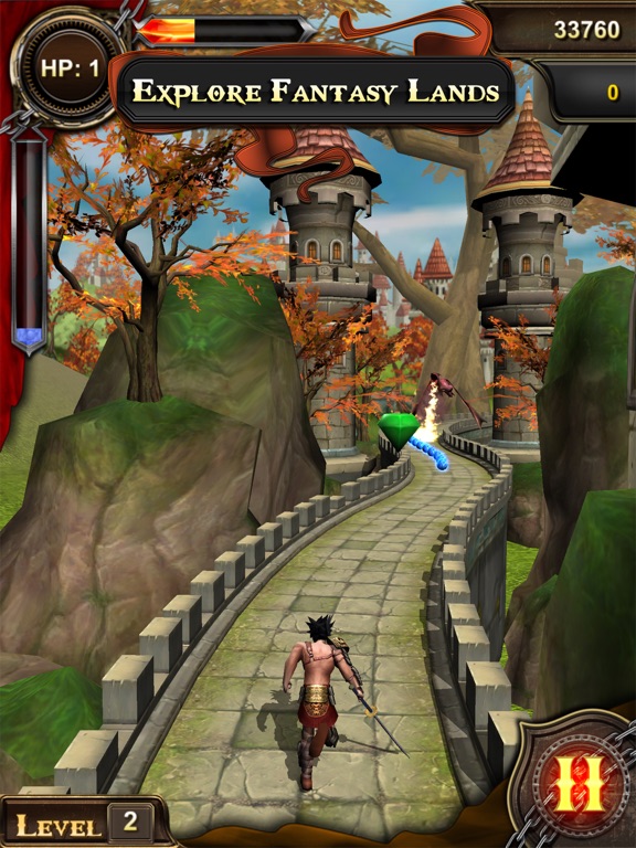 Zrzuty ekranu Endless Run Magic Stone iPad 