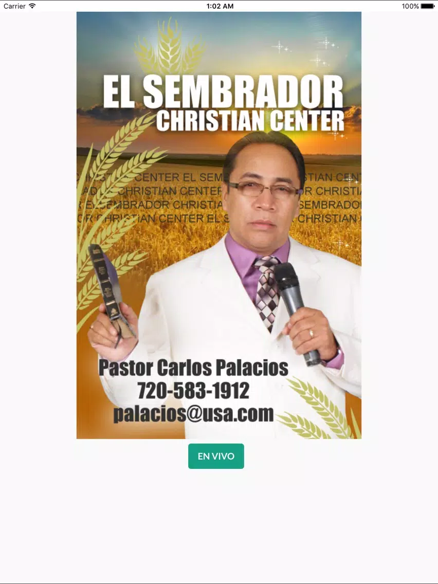 El Sembrador Christian Center iPad Screenshots