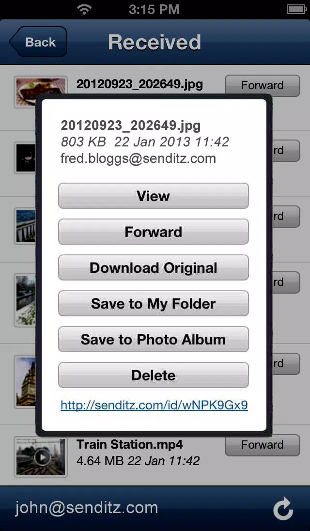 SendItz - Send, Share, Store Files Screenshots