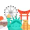 Landmark Stickers.
