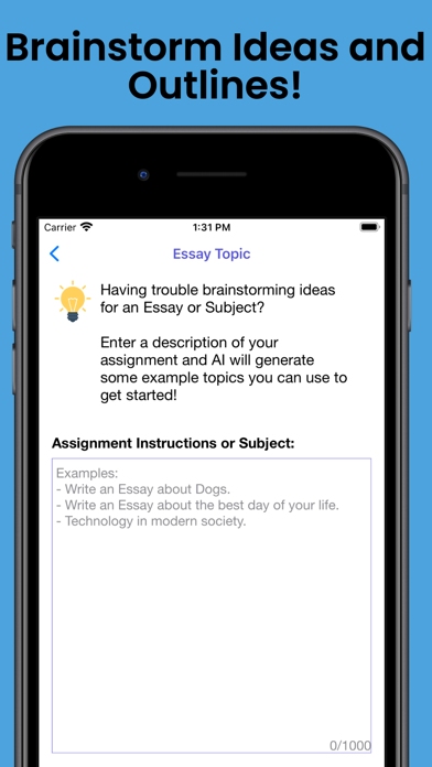 Paragraph Writer Screenshots