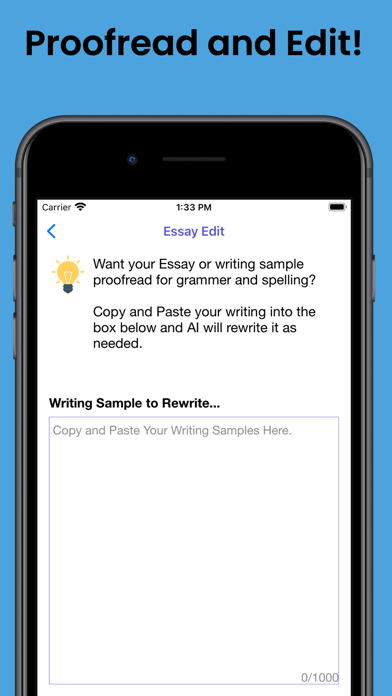 Paragraph Writer Screenshots