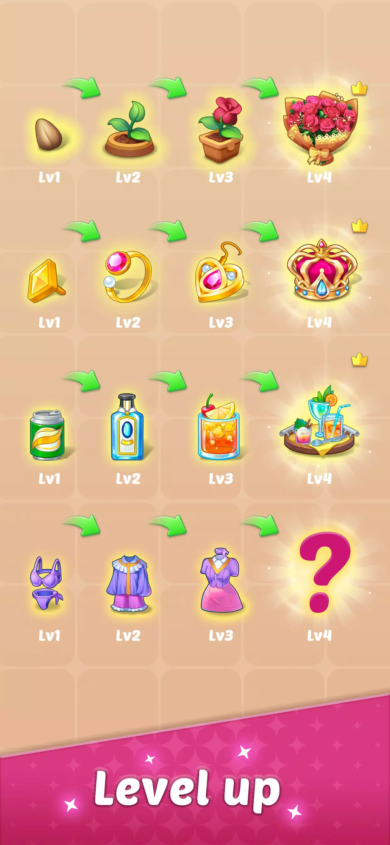 Serena’s Secret:Merge Makeover Screenshots