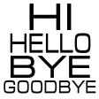 Hi Hello Sticker Pack