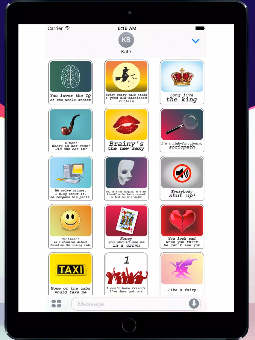 Tangkapan layar Master of Deduction iPad