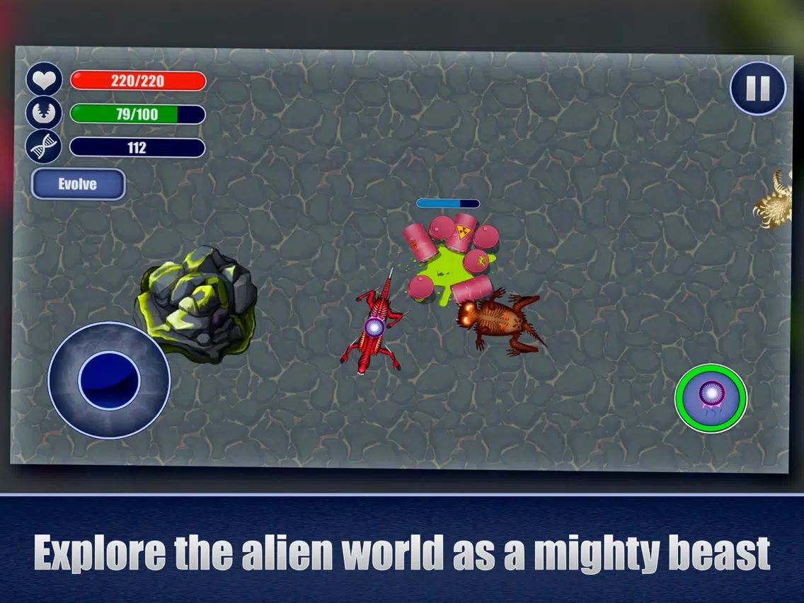Evolve Alien Hybrid Monster iPad 應用截圖