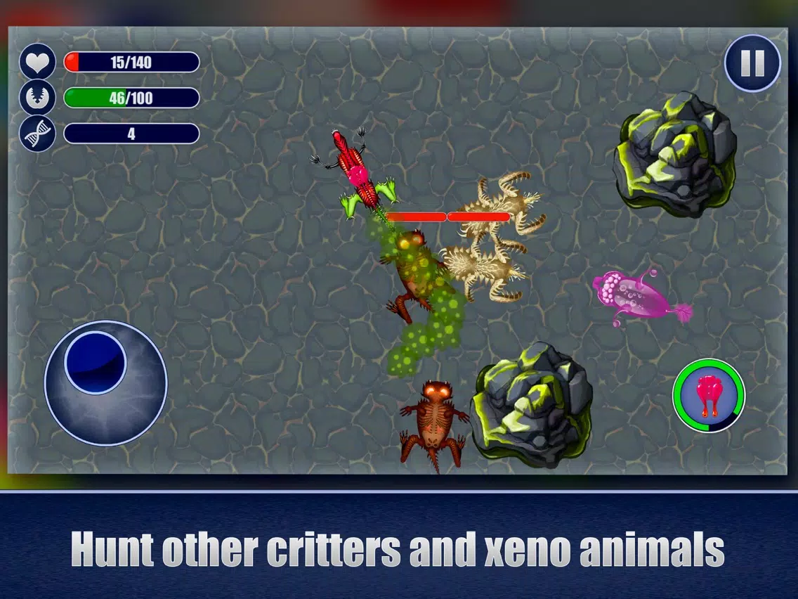 Evolve Alien Hybrid Monster iPad 應用截圖