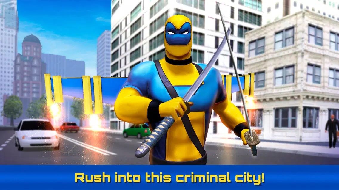 Screenshot di Dual Swords City Superhero Sim
