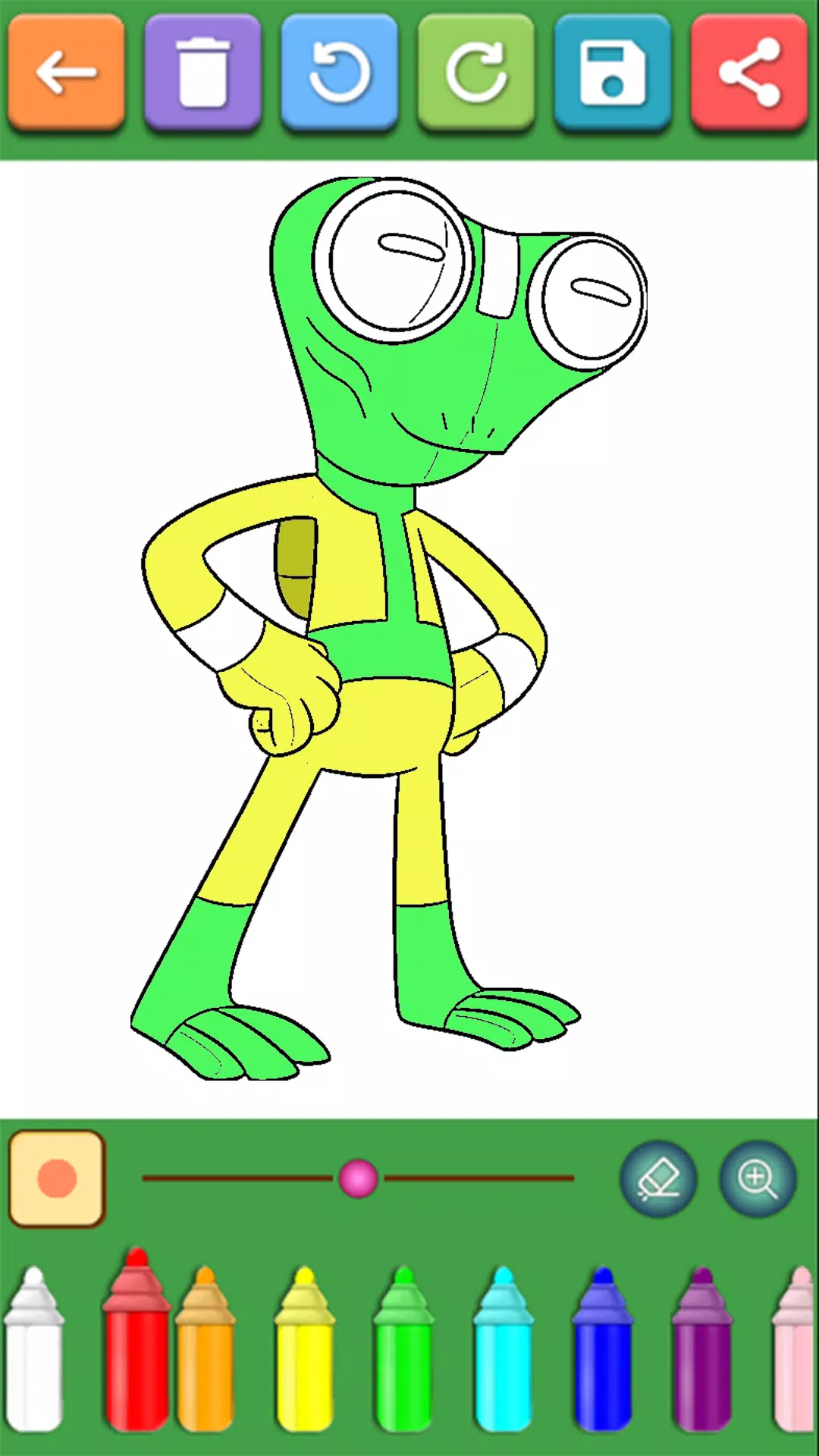 Alien Ben Coloring Pages Screenshots