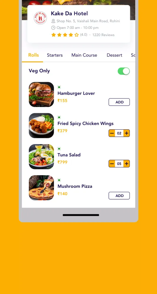 Seven Star: Food Delivery Wani Screenshots
