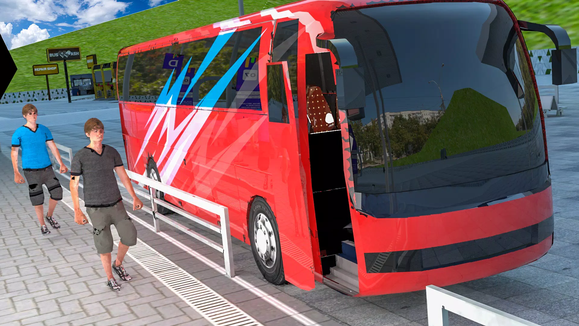 Bus Driving 2024 City Bus Game Screenshots