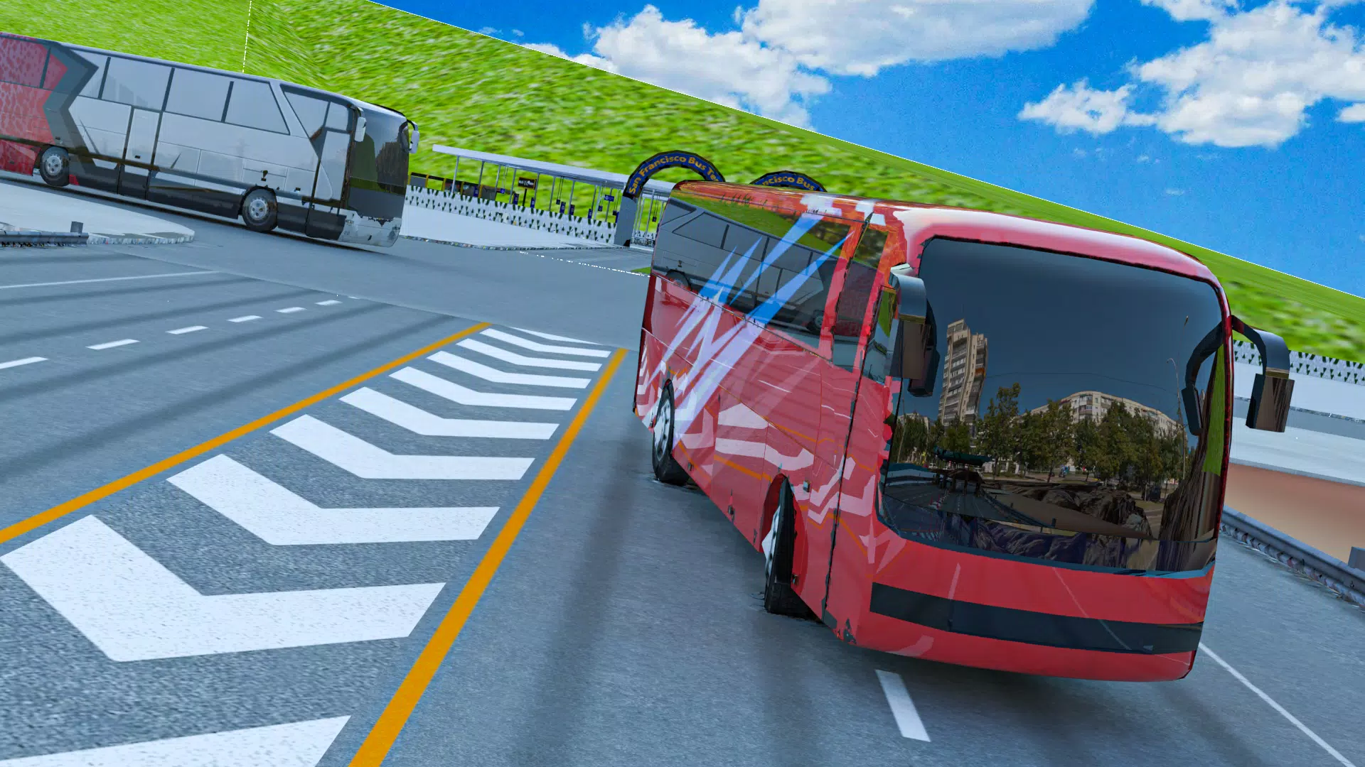 Bus Driving 2024 City Bus Game Screenshots