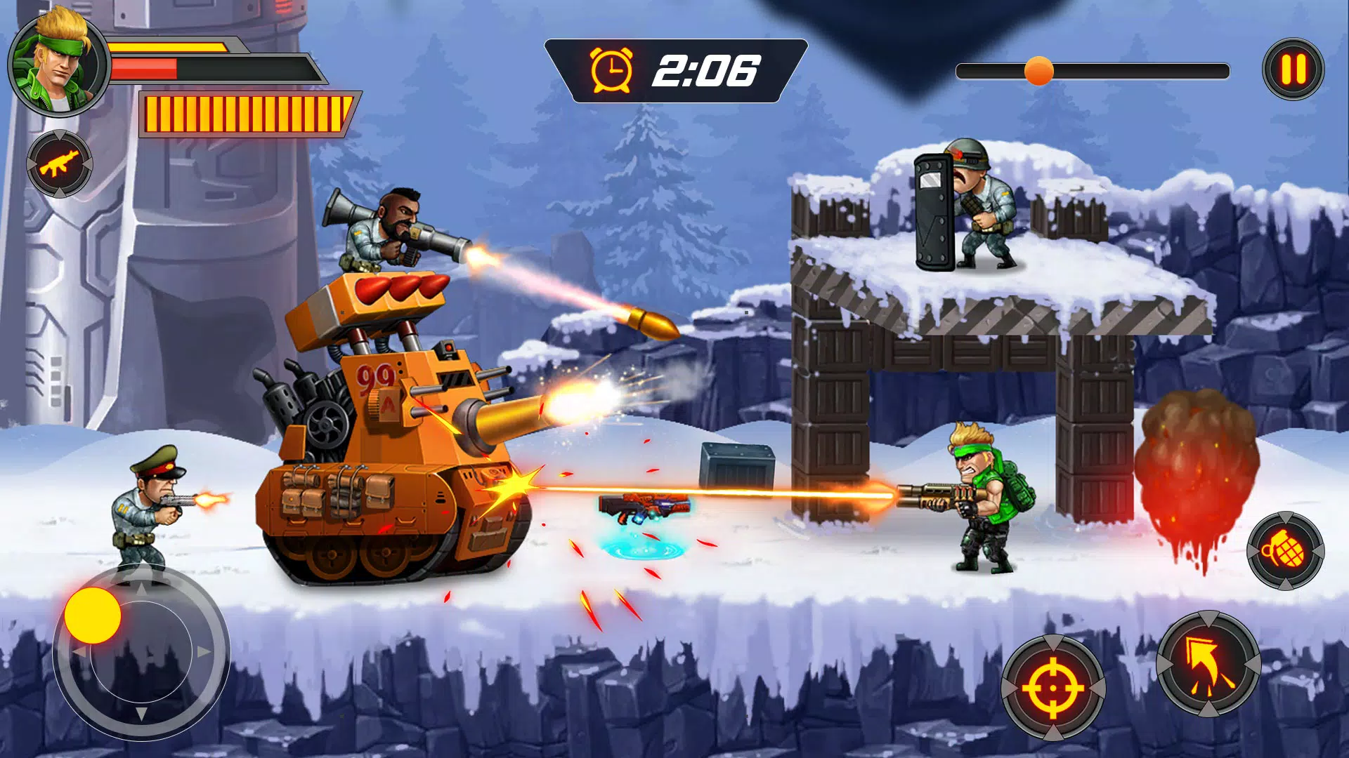 Metal Gun Soldiers Shooting Screenshots