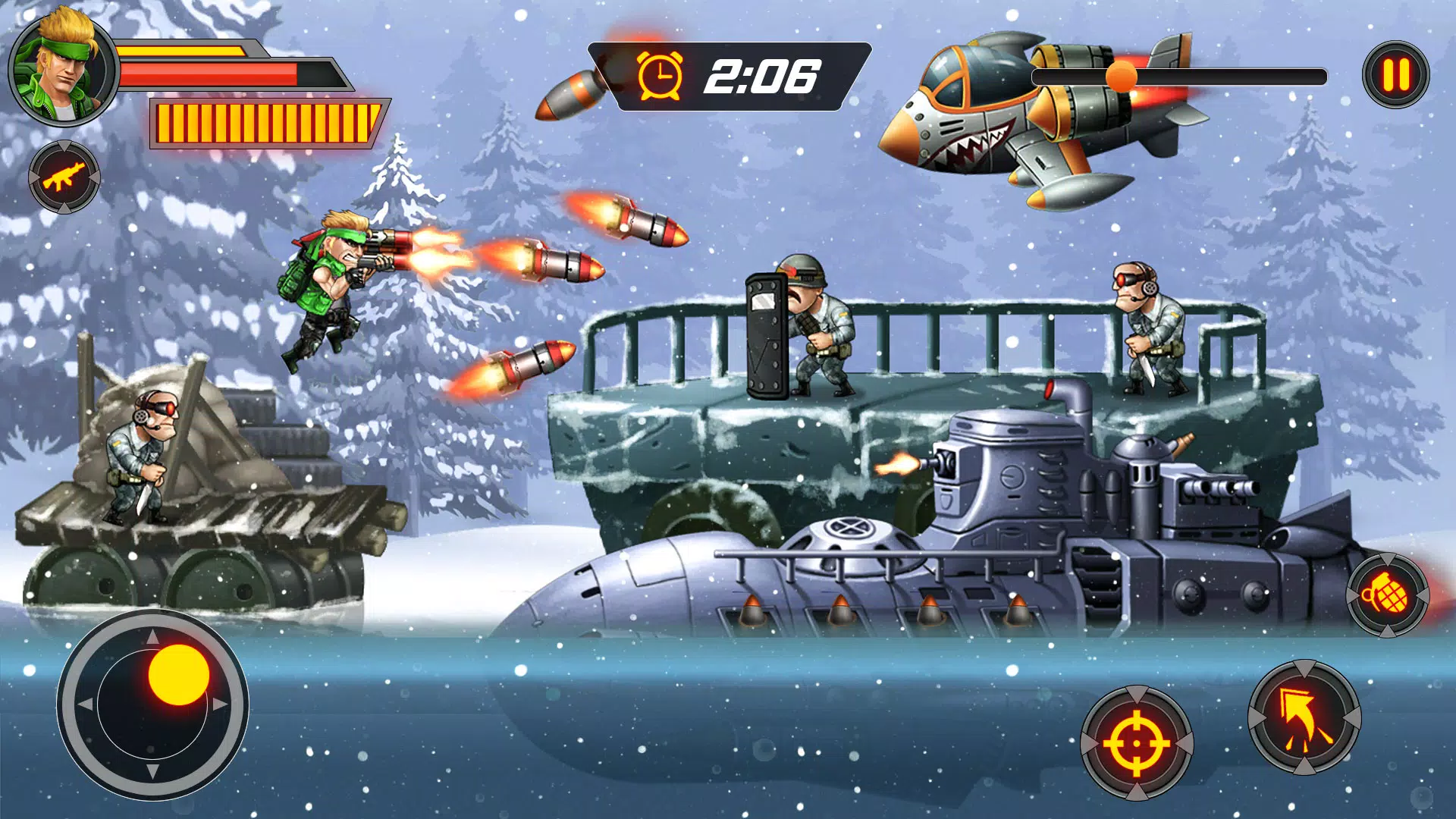 Metal Gun Soldiers Shooting Screenshots